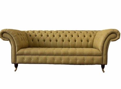 Chesterfield трехместный диван люкс 3-местный диван дизайн диван мебель бежевого цвета