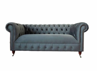 Chesterfield Тканевый Диван 3-х местный трехместный Дизайнерский Лаунж Роскошная Мебель