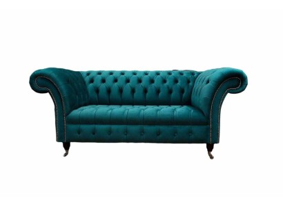 Sofa 2 Sitzer Design Sofas Polster Couchen Textil Chesterfield Sitz