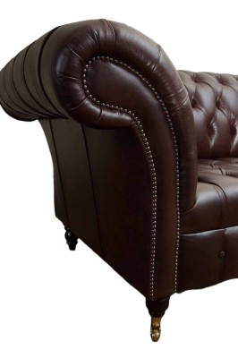 Sofa Couch Chesterfield Polster Sofas 2 Sitzer Leder Textil Lounge Neu