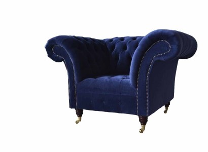 Chesterfield текстильное кресло 1-местный диван обивочный дизайн роскошь современный