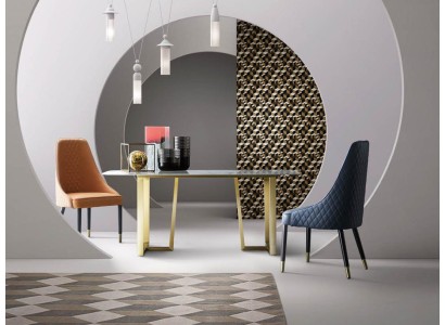 Esstisch Tisch Gruppe Garnitur Esszimmer Wohnzimmer Dekorative Holz Design