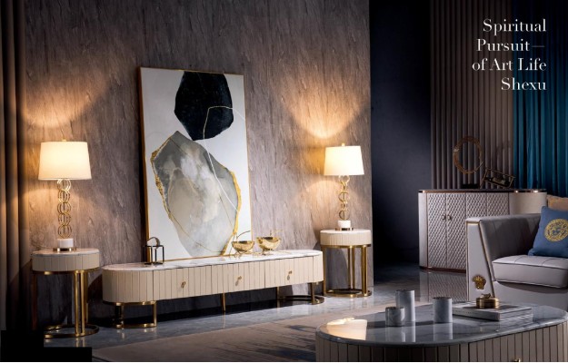 Комоды Гостиная Дизайнер Лакированный комод Буфет Боковое лоуборд Шкаф