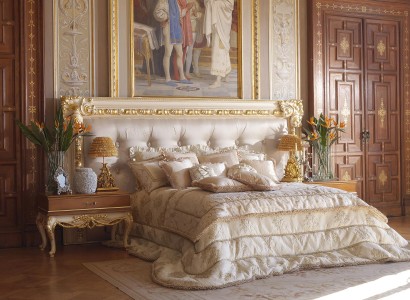 Chesterfield кровать Роскошные двуспальные кровати Итальянская мебель Обстановка Бозери