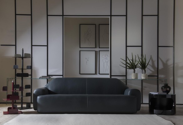 Sofa Wohnzimmer Möbel Dreisitzer Sofas Italienische Leder Couch Luxus Polster