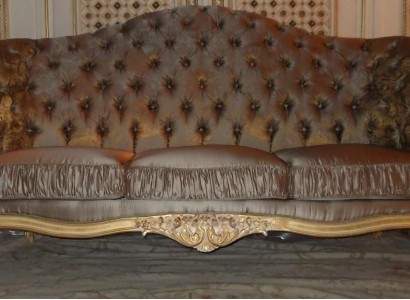 Sofa Couch Design Couchen Polster Textil Italienische Möbel Sitzer Bank 3 Sitzer