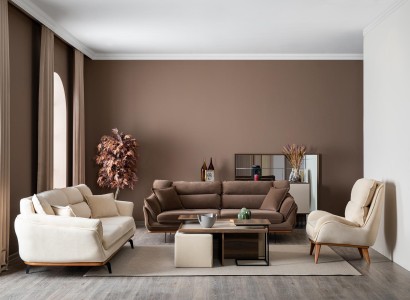 Sofa set 3-seater coffee table set design upholstery couches modern 4 pieces.