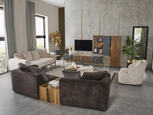 Sofa 3 Sitzer weiß Stoff Wohnzimmer Luxus Möbel Couch Neu Modern