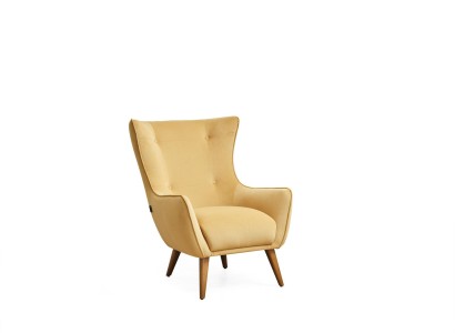Дизайн кресел для гостиной Кушетка Роскошь Зона отдыха Обивка Клуб Диско Желтый