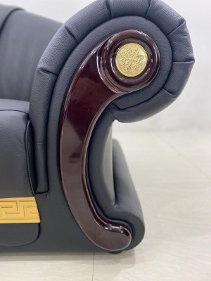 Кожаный диван, 3 шт. Комплект гарнитура для гостиной