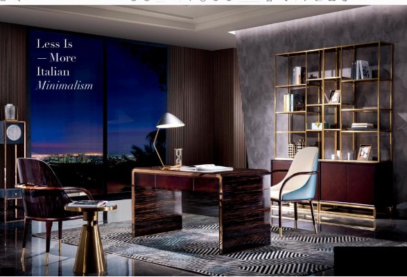 Набор мебели для офиса из шкафа, стола и стула, 3 предмета роскошной отделки.