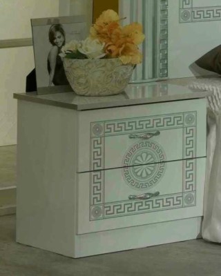 Полный набор спальни Дизайн Modern Luxus Bed 2x Nightstand 6 шт Гардероб