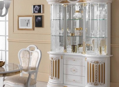 Итальянская роскошная мебель xxl витрина комод шкаф стеклянный дизайнерский шкаф новый