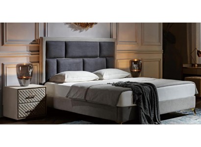 Спальня 3 элемента. Набор кровать 2x тумбочка консоль кровати двуспальные обтяжки гостиницы