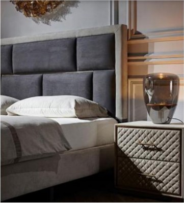 Спальня 3 элемента. Набор кровать 2x тумбочка консоль кровати двуспальные обтяжки гостиницы