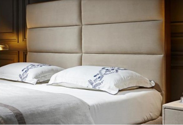 Кровать 2x, прикроватная тумба 3 шт. Набор спальни Дизайн Роскошной спальни Гостиничная мебель.