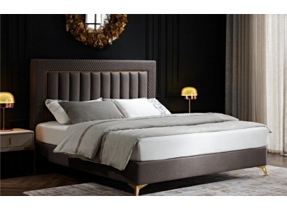 Спальня Комплект Кровать 2x Тумбочка 3 шт. Набор Дизайн Люкс Комплектные Наборы