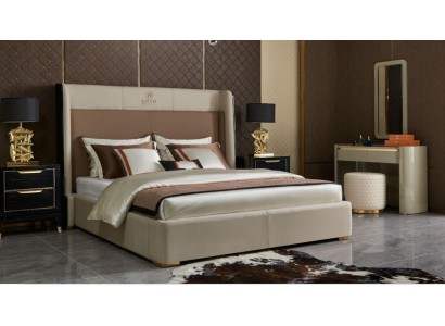 Дизайн спальни 6-частный комплект: кровать, прикроватный столик, туалетный столик.