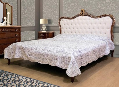 Двуспальная кровать Кровати Спальня Дизайнерские кровати Vaccari Мебель Кровать из массива дерева Новая