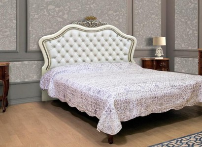 Двуспальная кровать, кровати, мебель для спальни, массив дерева, кровать от Vaccari Cav. Giovanni, новая.