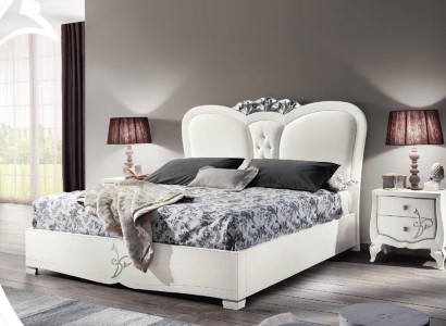 Schlafzimmer Bett Nachttisch Betten Luxus Bettrahmen Doppel Nachttische Set 3tlg Спальня Кровать Тумбочка Кровати Роскошный Каркас кровати Двойные Тумбочки Набор из 3 шт.