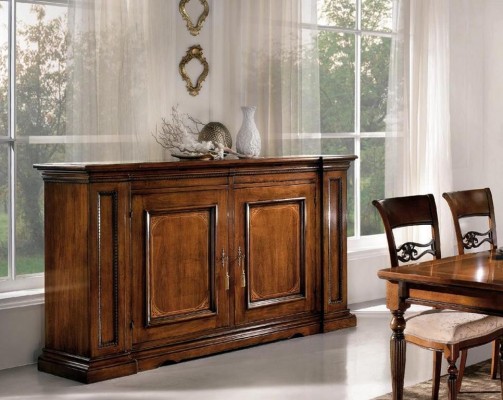 Комод Буфет Стол Буфетный Коричневый Буфеты Массивная деревянная мебель Комоды