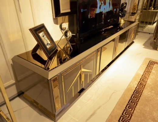 Роскошное телевизионное тумбочное отделение, стеллаж, комод, телевизионная стойка, шкаф, новая мебель.