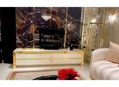 Гостиная дерево ртв отель роскошная мебель комод тв лоуборд XXL шкаф дизайн