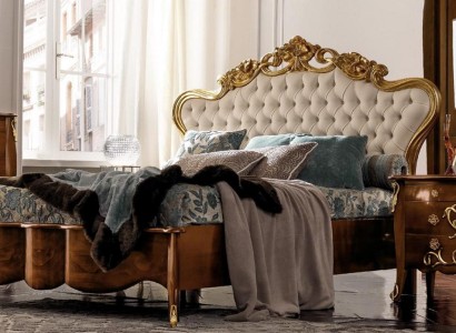 Комплект постельного белья Bett Luxu Классическая спальня Гостиничная кровать Барокко Мебель из дерева