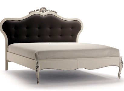 Schlafzimmer Design, Luxus-Bett 180x200, тканевая двуспальная кровать бежевого цвета, новые кровати.