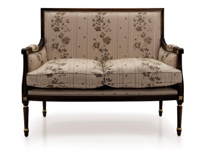 Sofa Zweisitzer Couch Klassische Neu Polster Textil Couchen Textilsofa
