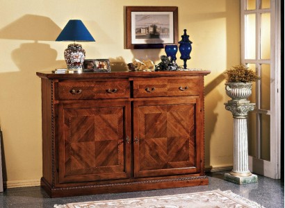 Комоды Мебель Массивное дерево Комод Буфет Brown Sideboards Шкаф