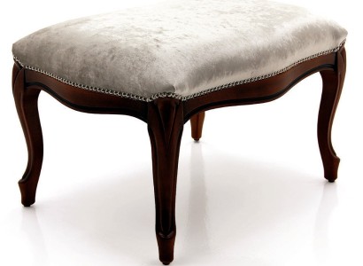 Османский стул Chaise обитый пуф голубого цвета Новый дизайн обивки пуфика подставка для ног.