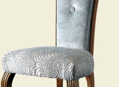 Кожаный кресло без подлокотников Lounge Club Luxus Neu 1x Esszimmer Lehn Sessel