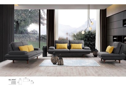 Sofa Couch Polster Sitz Design Garnitur 3+2+1 Textil Couchen Sofas Stoff