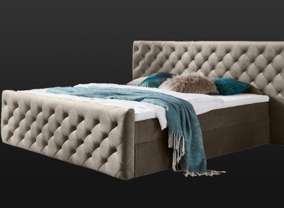 Честерфилдские кровати из велюра размером 160x200 см, дизайн-кровать, мебель для гостиниц.