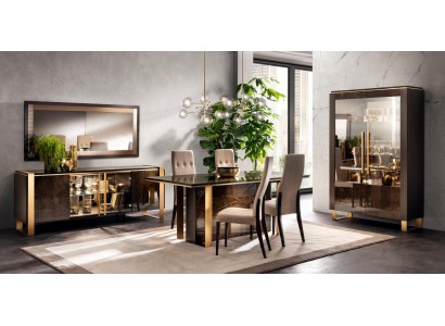 Esstisch Stühle Kommode 8tlg. Esszimmer Set Gruppe Garnitur Tisch arredoclassic