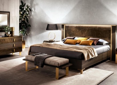 Schlafzimmer Set Betten 2x Kommode Nachttisch Doppelbett Hotel Polster 6-teilig.