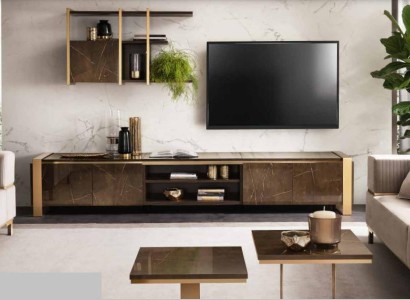 Роскошная тумба для телевизора Sideboard tv Lowboard rtv xxl Шкаф Стол Гостиная Дерево rtv Новый Отель