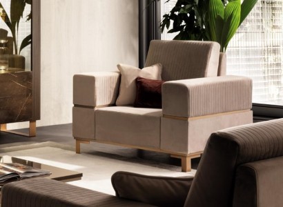 Дизайнерское кресло Luxus Sessel Chair Sofa 1 Sitzer Fernseh Lounge Chaise Sofa arredoclassic.
