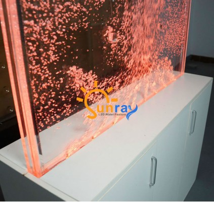 Перегородка Полка Шкаф Водяная стена Декоративная колонна Стены Водный шар LED