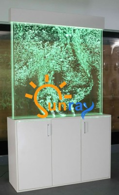 Перегородка Полка Шкаф Водяная стена Декоративная колонна Стены Водный шар LED