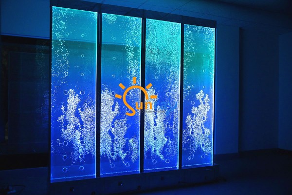 Настенная панель с водяными пузырьками LED водяная стена Декоративная дизайнерская водяная стена.