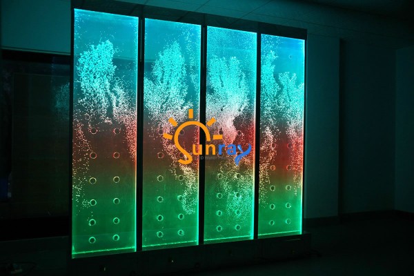 Настенная панель с водяными пузырьками LED водяная стена Декоративная дизайнерская водяная стена.