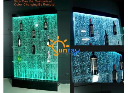 Светильные полки для стойки дизайнерской подсветки led воды настенного барного столба