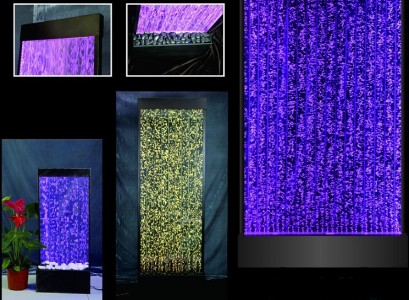 Перегородка стеллаж шкаф водяная стена колонна стены Водяная стена LED 120x200