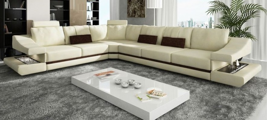 Дизайн Углового дивана для гостиной Текстильная кожа Новые Диваны Углового типа Диван-кушетка Полукустарник
