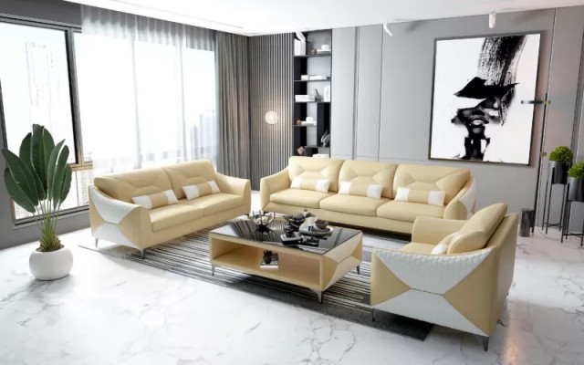 Мебель для гостиной 3-2-1 место с дизайнерским диваном, креслами, роскошным новым дизайном обивки.