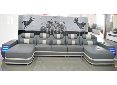 Ecksofa U-form Sofa Polstersofa Couch Sofas Couchen Ecksofas Design Garnitur