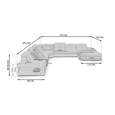 Современный деревянный комод буфет комоды шкаф для гостиной 107 см XXL низкие шкафы